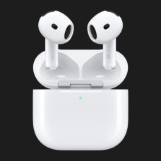 Навушники Bluetooth Apple AirPods 4 ANC MXP93ZM/A (2024), білі, із зарядним кейсом
