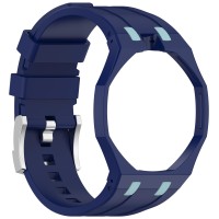 Ремінець Audemars Piguet x Swatch Royal Pop: Navy Blue/Ice Blue