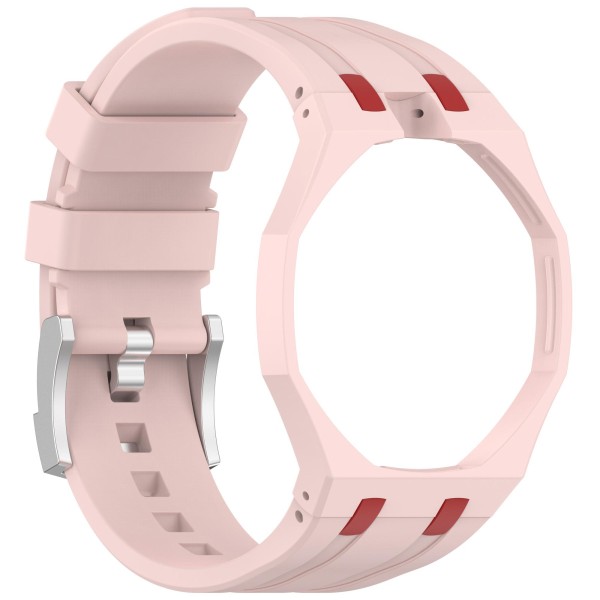 Ремінець Audemars Piguet x Swatch Royal Pop: Blush Pink/Burgundy