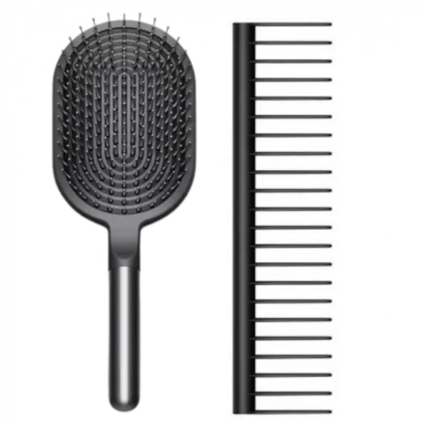 Набір щіток Dyson Designed Paddle Brush and Detangling Comb Nickel/Black