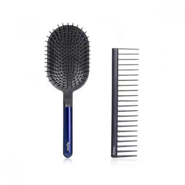 Набір щіток Dyson Designed Paddle Brush and Detangling Comb Prussian Blue/Black