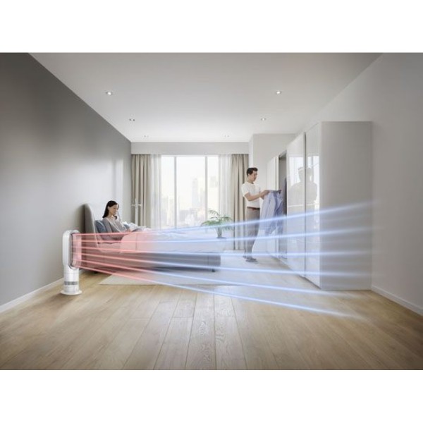 Тепловентилятор Dyson AM09 Hot+Cool Jet Focus White
