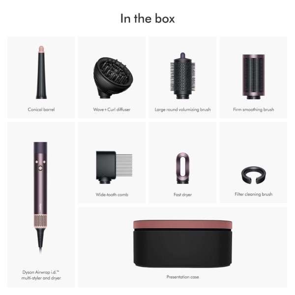 Стайлер Dyson Airwrap I.D. HS08 Complete Long Curly+Coily Jasper Plum