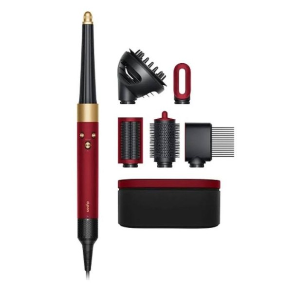 Стайлер Dyson Airwrap I.D. HS08 Complete Long Curly+Coily Red Velvet/Gold