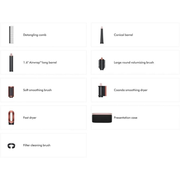 Стайлер Dyson Airwrap I.D. HS08 Complete Long Strawberry Bronze/Blush Pink
