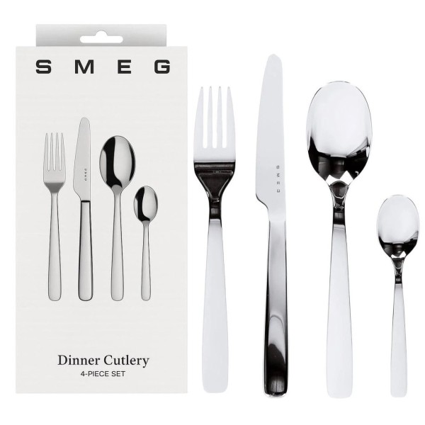 Набір столового приладдя SMEG Dinner Cutlery, 4 предмети, на 1 особу