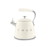 Кухонний чайник зі свистком SMEG WKF01CR, кремовий, 2,3 л