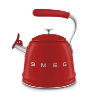 Кухонний чайник зі свистком SMEG WKF01RD, червоний, 2,3 л
