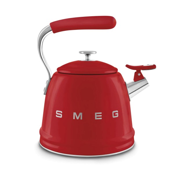 Кухонний чайник зі свистком SMEG WKF01RD, червоний, 2,3 л