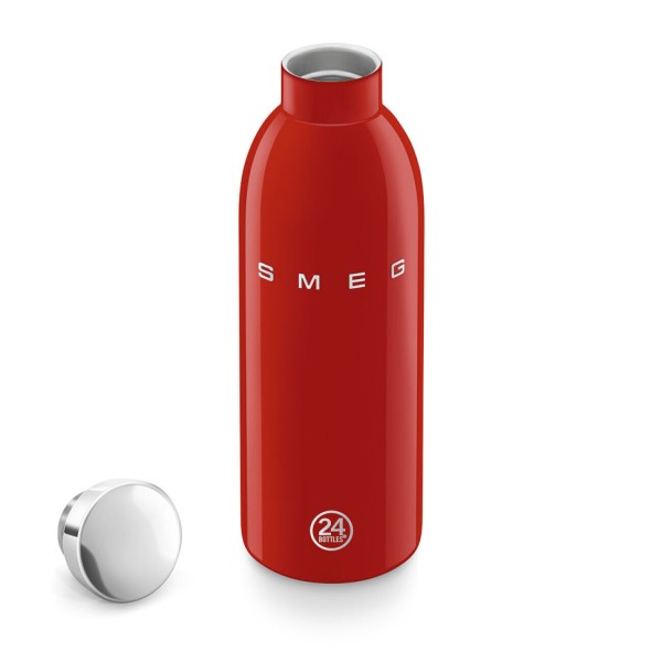 Термопляшка для напоїв SMEG × 24Bottles Clima WBF01RD, червона, 500 мл