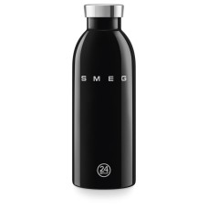 Термопляшка для напоїв SMEG × 24Bottles Clima WBF01BL, чорна, 500 мл