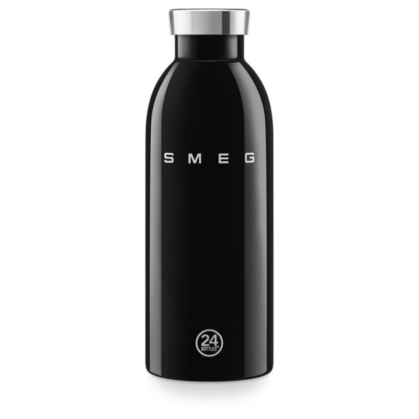 Термопляшка для напоїв SMEG × 24Bottles Clima WBF01BL, чорна, 500 мл