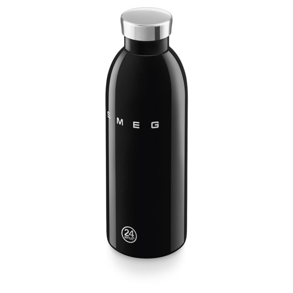 Термопляшка для напоїв SMEG × 24Bottles Clima WBF01BL, чорна, 500 мл