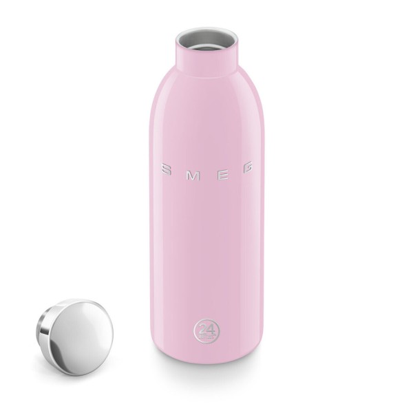 Термопляшка для напоїв SMEG × 24Bottles Clima WBF01PK, рожева, 500 мл