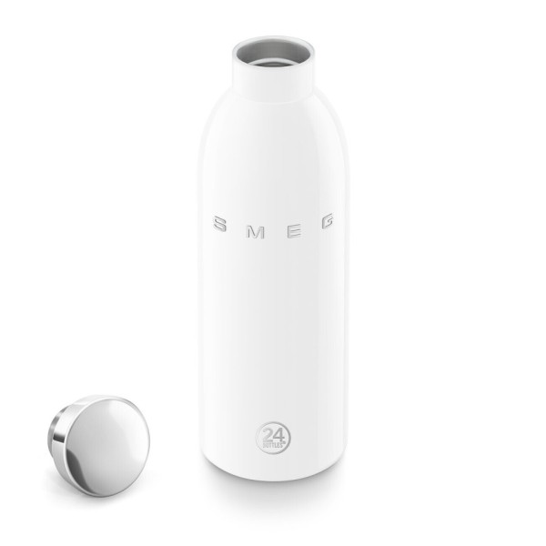 Термопляшка для напоїв SMEG × 24Bottles Clima WBF01WH, біла, 500 мл