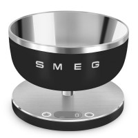 Кухонні ваги з цифровим дисплеєм Smeg KSC01BLMWW, чорні