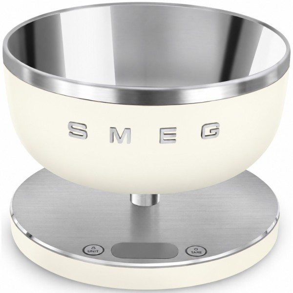 Електронні ваги для продуктів Smeg, кремові