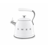 Кухонний чайник зі свистком SMEG WKF01WH, білий, 2,3 л