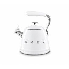 Кухонний чайник зі свистком SMEG WKF01WH, білий, 2,3 л
