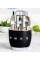 Органайзер Smeg Caddy Black з набором столових приборів