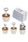 Органайзер Smeg Caddy Cream з набором столових приборів