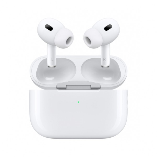 Навушники Bluetooth Apple AirPods Pro 2 MTJV3ZM/A (2023), білі, із зарядним кейсом