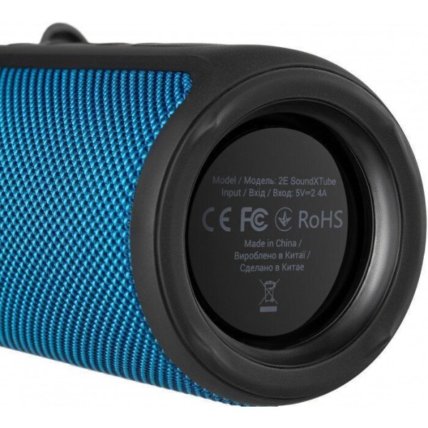 Портативна акустика 2E SoundXTube Blue (2E-BSSXTWBL)