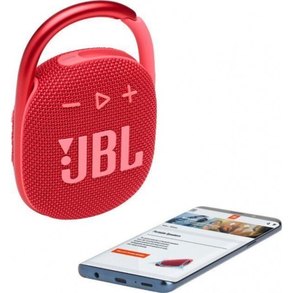 Портативна акустика JBL Clip 4 Red (JBLCLIP4RED)