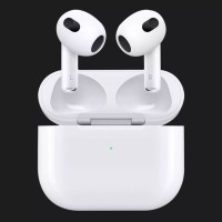 Навушники Bluetooth Apple AirPods 3 MME73ZM/A, білі, із зарядним кейсом