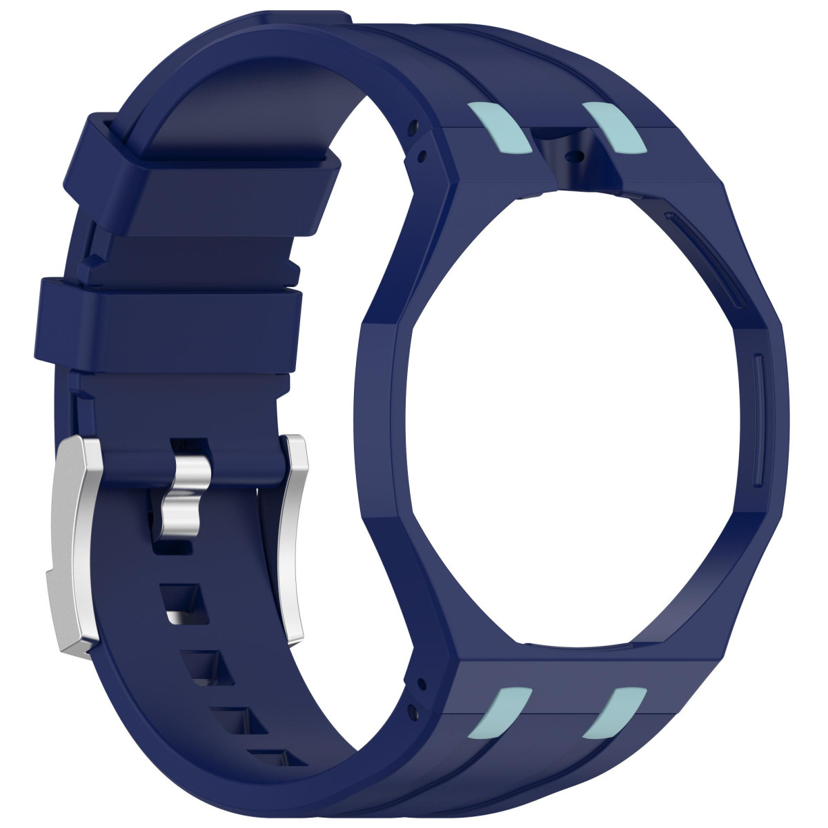 Змінний ремінець для Audemars Piguet x Swatch Royal Pop Navy Blue/Ice Blue