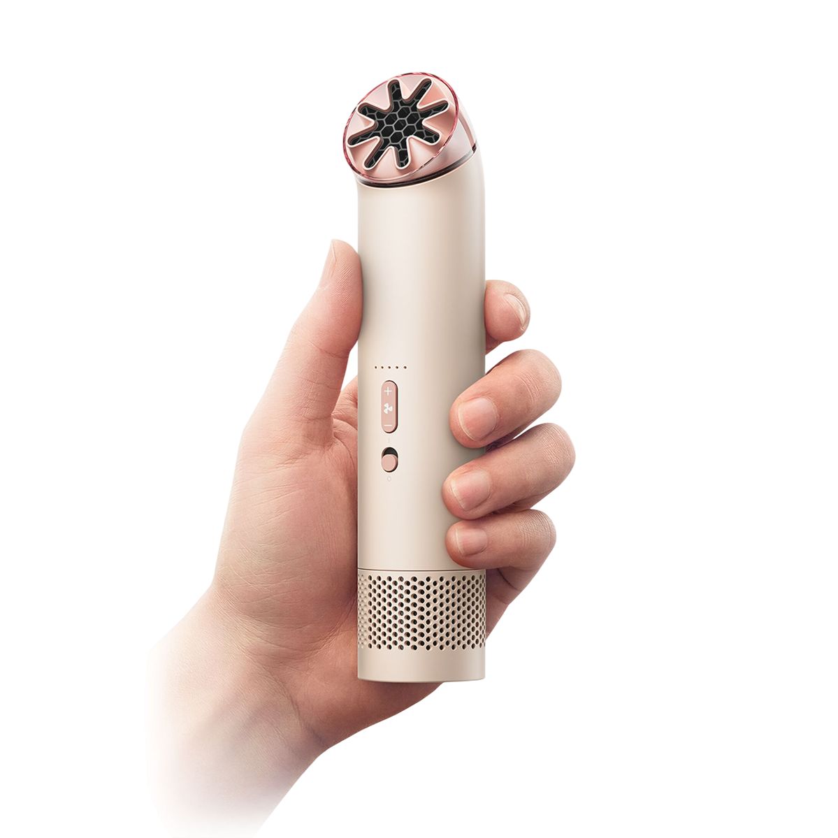 Ручний вентилятор Dyson HushJet Mini Cool — Stone/Blush