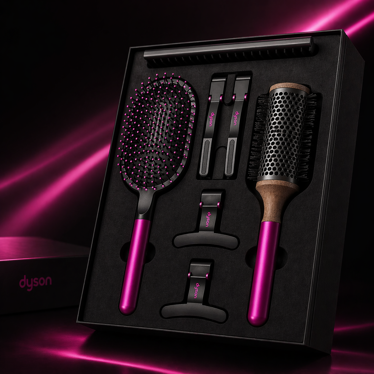 Набір аксесуарів Dyson Styling Gift Set Fuchsia V2