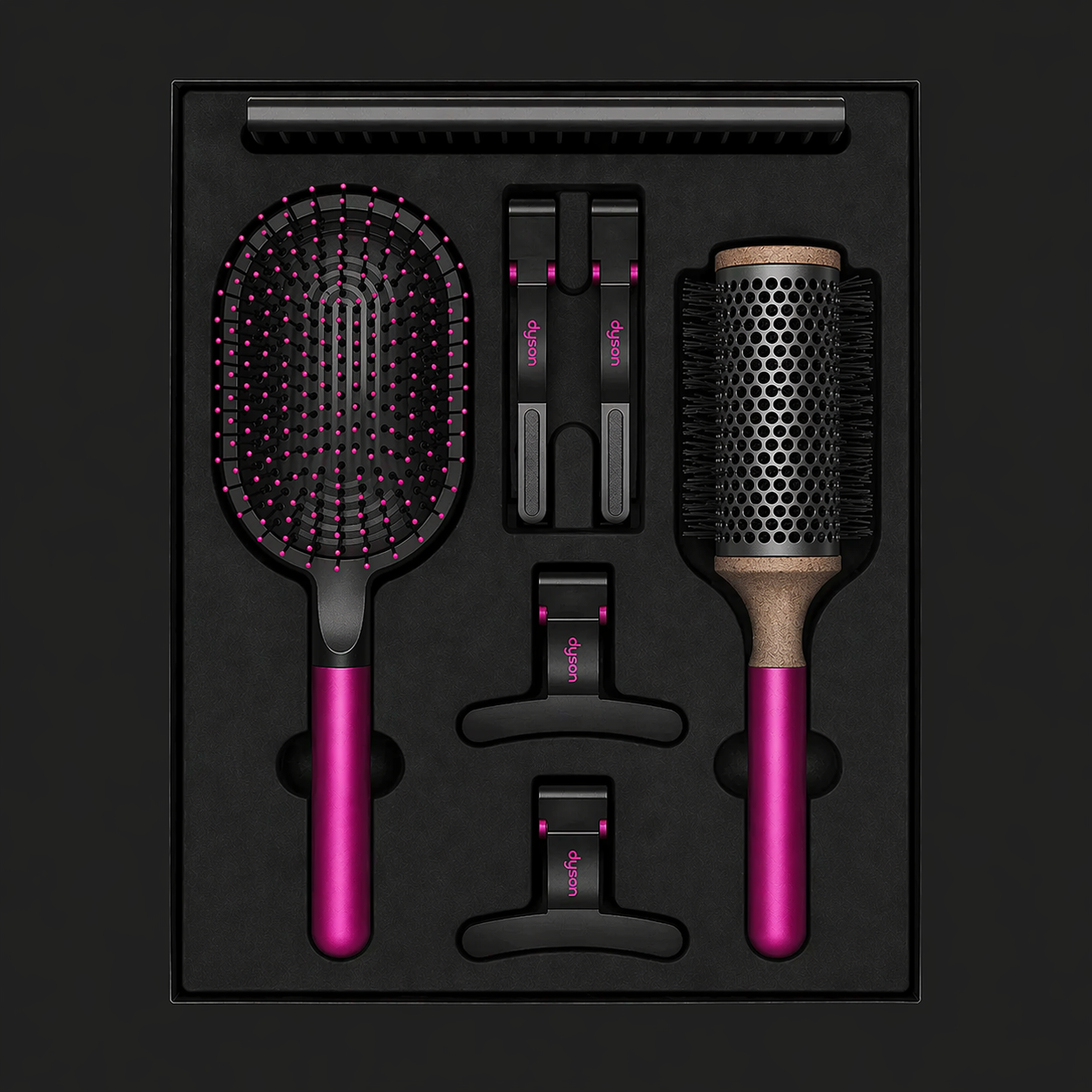 Набір аксесуарів Dyson Styling Gift Set Fuchsia V2 — фото 2