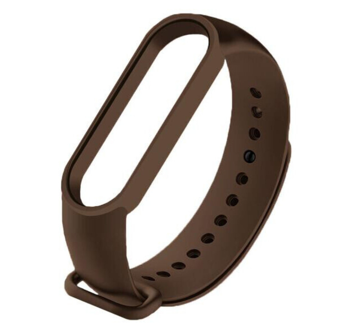 Змінний ремінець для Xiaomi Mi Smart Band 5/6/7 Dark Brown