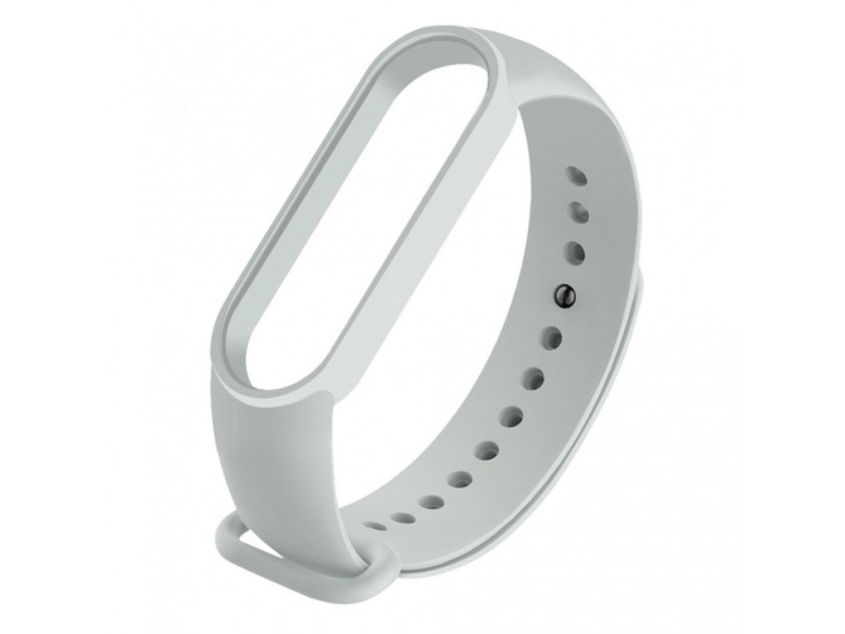 Змінний ремінець для Xiaomi Mi Smart Band 5/6/7 Light Grey