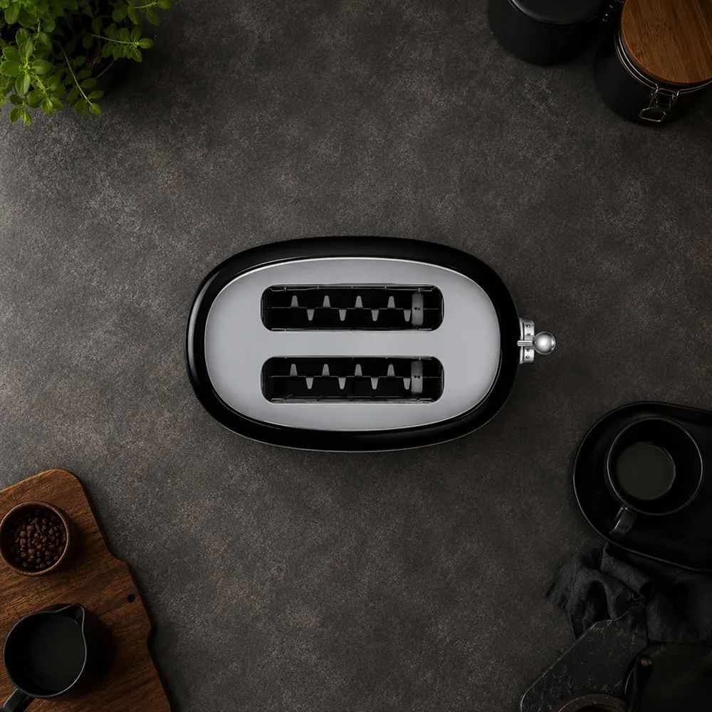 Тостер на дві скибки SMEG TSF01 Black — фото 4