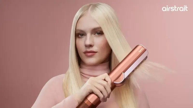 Повітряний випрямляч Dyson Airstrait HT01 Amber Silk (з кейсом) (143343-01) — фото 3